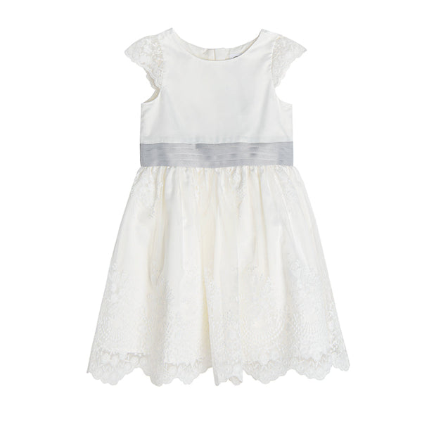 Girls Frock With Half Sleeves