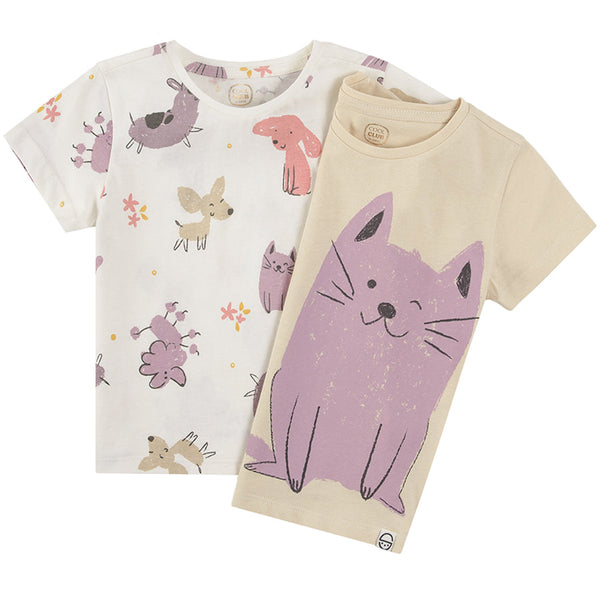 Girl's T-Shirt Set 2 Pcs