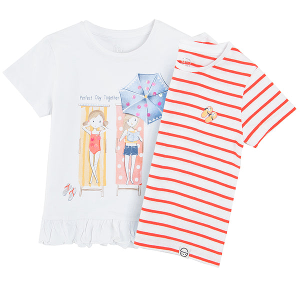 Girls T-Shirt Pack Of 2 - CC CCG2413476