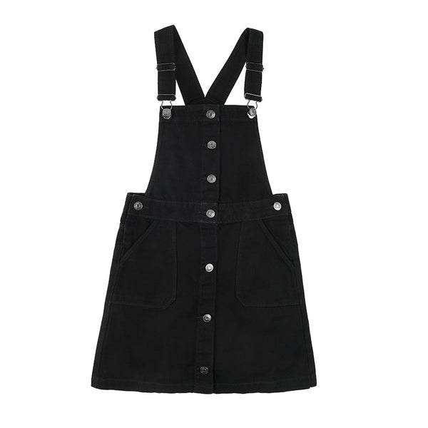 Girls Black Dangri Skirt