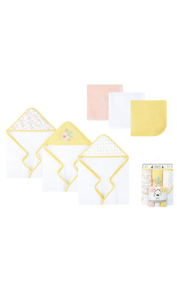 Bath Towel & Washcloth 6 Pcs Set - 0317786