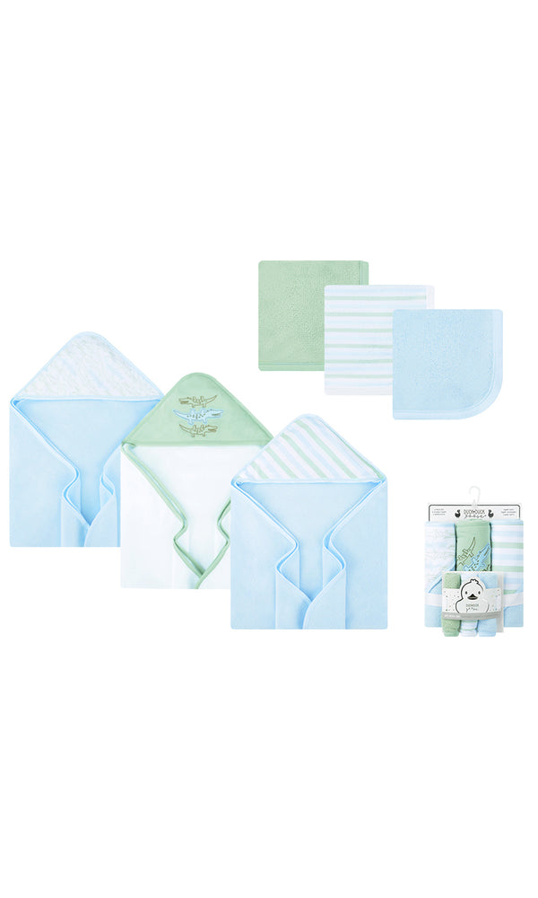 Bath Towel & Washcloth 6 Pcs Set - 0317780