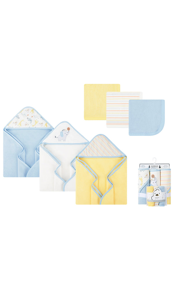 Bath Towel & Washcloth 6 Pcs Set - 0317785