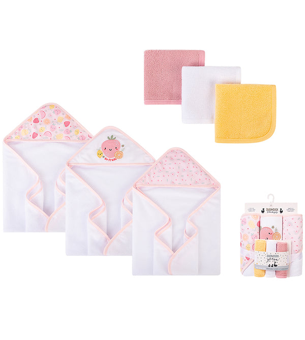 6 Pcs Bath Towel & Washcloth Set - 0294917