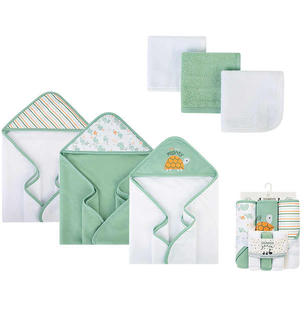 6 Pcs Bath Towel & Washcloth Set - 0294916