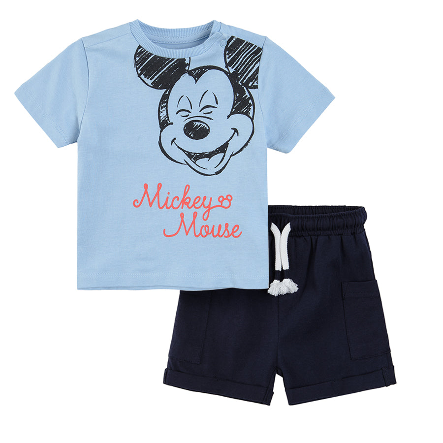 Cute Baby Clothes 0-2Years Newborn Boy Girl Short Sleeve Striped T-shirt  Tops Bear Denim Romper Bodysuit Outfits Summer Suit - AliExpress