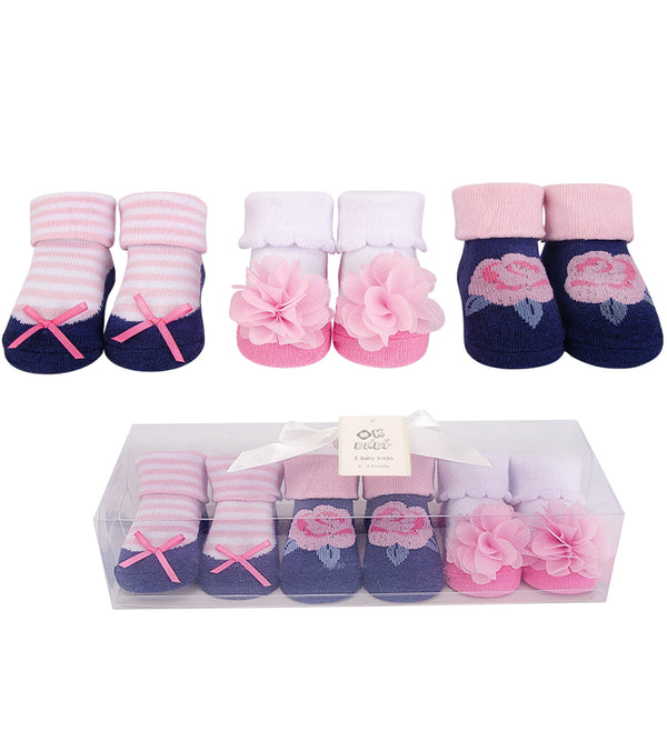 Girls Socks Pack Of 3 - 0295071