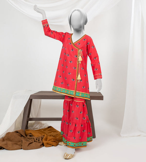 Girls Gharara Suit - 0271272