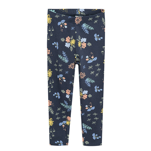 Girl's Leggings Navy Blue