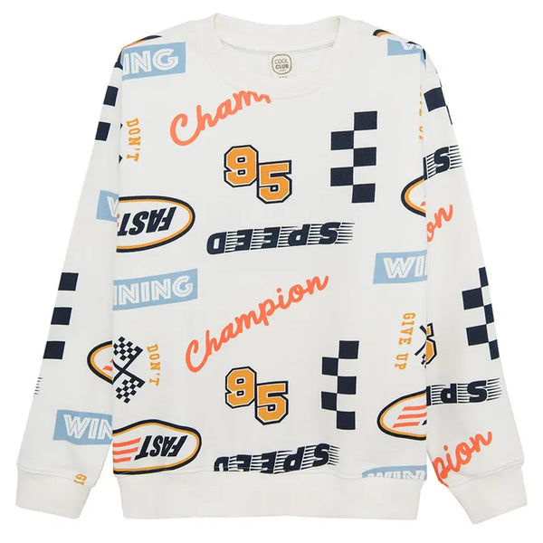 Boy's Sweatshirt Ecru CC CCB2521475