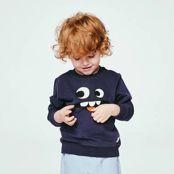 Boy's Sweatshirt Navy Blue CC CCB2500508