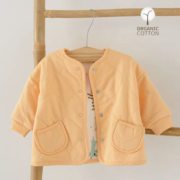 Girl's Sweatshirt Double Sided Organic Cotton Yellow CC CNG2500342