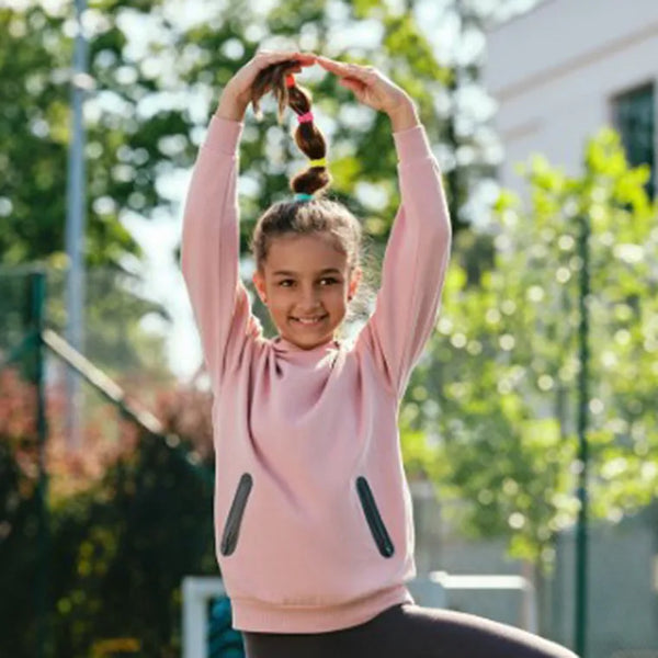 Girl's Hooded Sweatshirt Pink