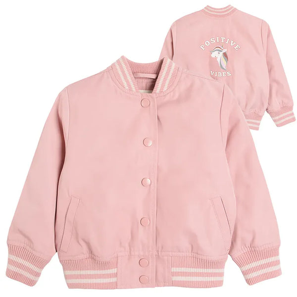 Girl's Bomber Jacket Pink CC COG2510719