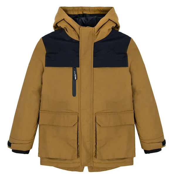 Jacket Boy's with Hooded Brown CC COB2510223