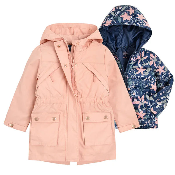 Girl's Jacket with Hood 3 in 1 Mix CC COG2510707-00