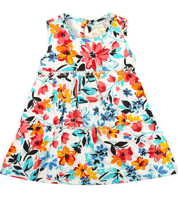 Girls Cotton Dress - 0268546