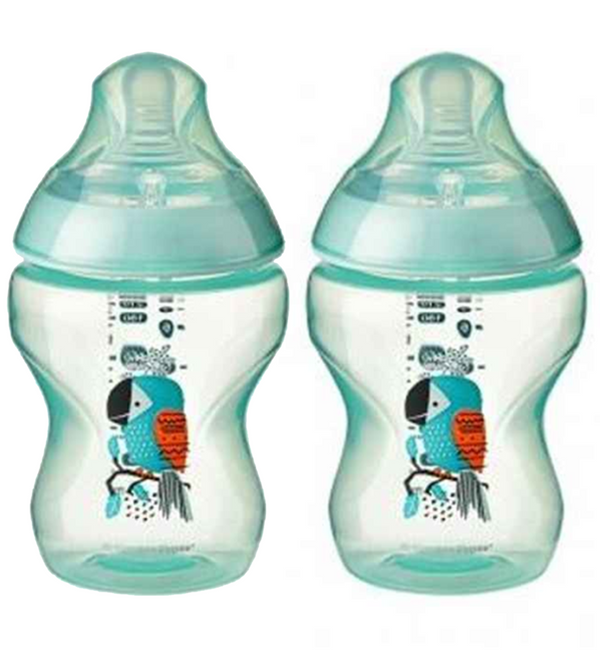 260ML/9OZ 2-PK Tinted Bottle Lime Green Tommee Tippee 422582
