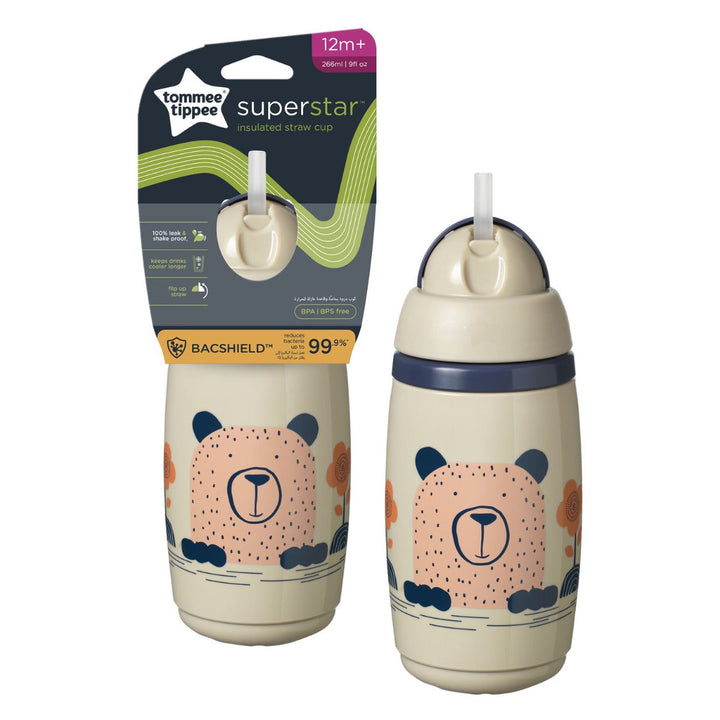 Tommee Tippee Straw Tumber, Insulated, 9 Fluid Ounce, 12+ M