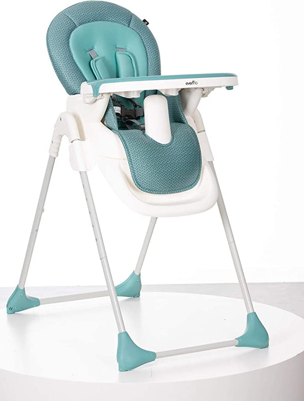 Evenflo - Fava Compact High Chair - Blue & White Y5806 E144C