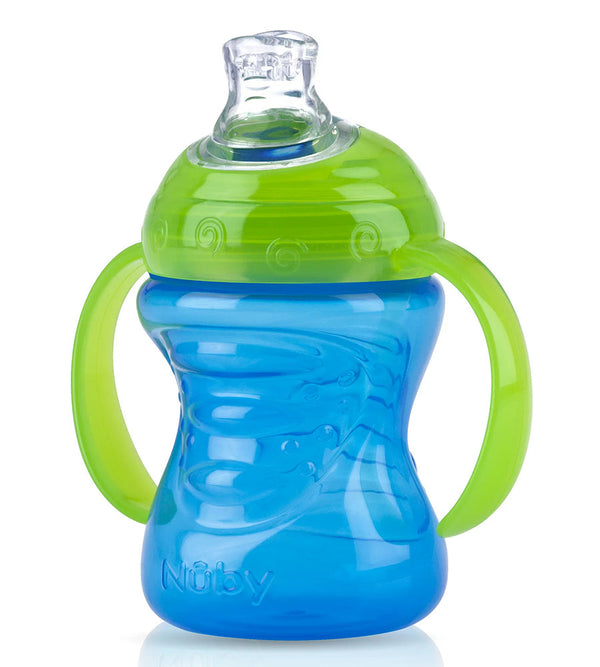 NUBY No Spill Spout Cup-Blue