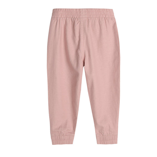 Girl's Fabric Pants Light Pink CC CCG2411425