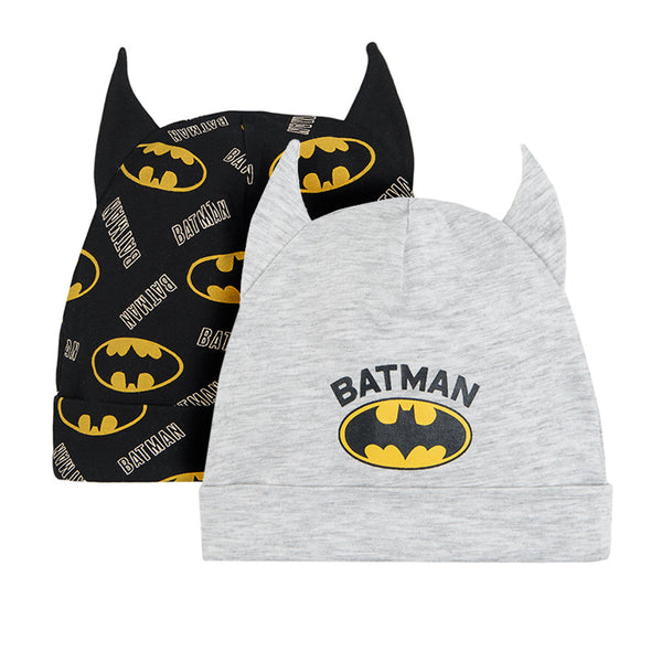 Boy's Hat Gray Black Batman Set 2 Pcs CC LAB2401218
