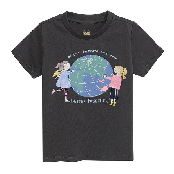 Girl's T Shirt Organic Cotton Graphite CC CCG2511020