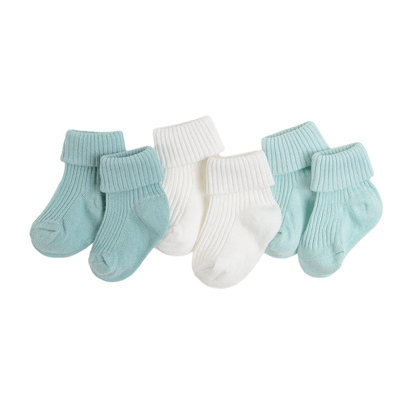 Girl's Socks White Mint Set 3 Pcs CC CHG2400491 00