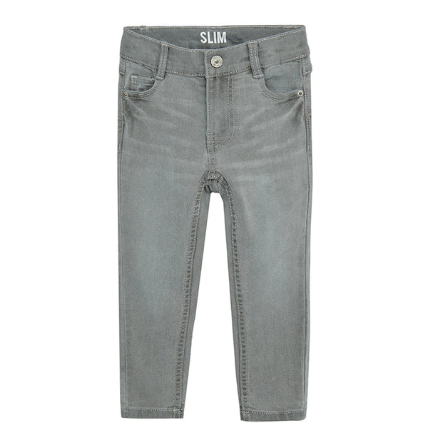 Boy's Denim Pants Slim Fit Gray CC CJB2510651