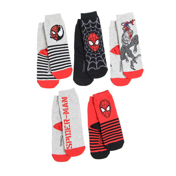 Boy's Socks Mix Spider Man Set 5 Pcs CC LHB2420066 00