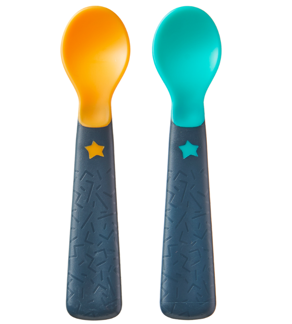 Weaning Spoon Easy Grip 2-PK Tommee Tippee 446824